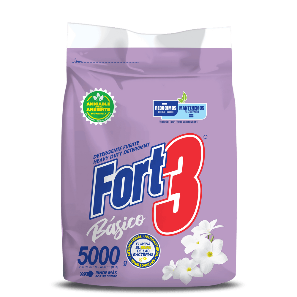 Comprar Detergente En Polvo Fort3 Manzana - 2500g
